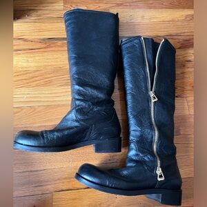 Jimmy Choo Black Calf Boots
